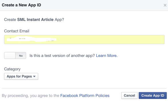 Create-new-app-ID